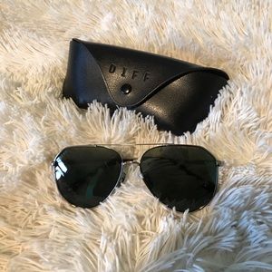 Diff Aviator Sunglasses